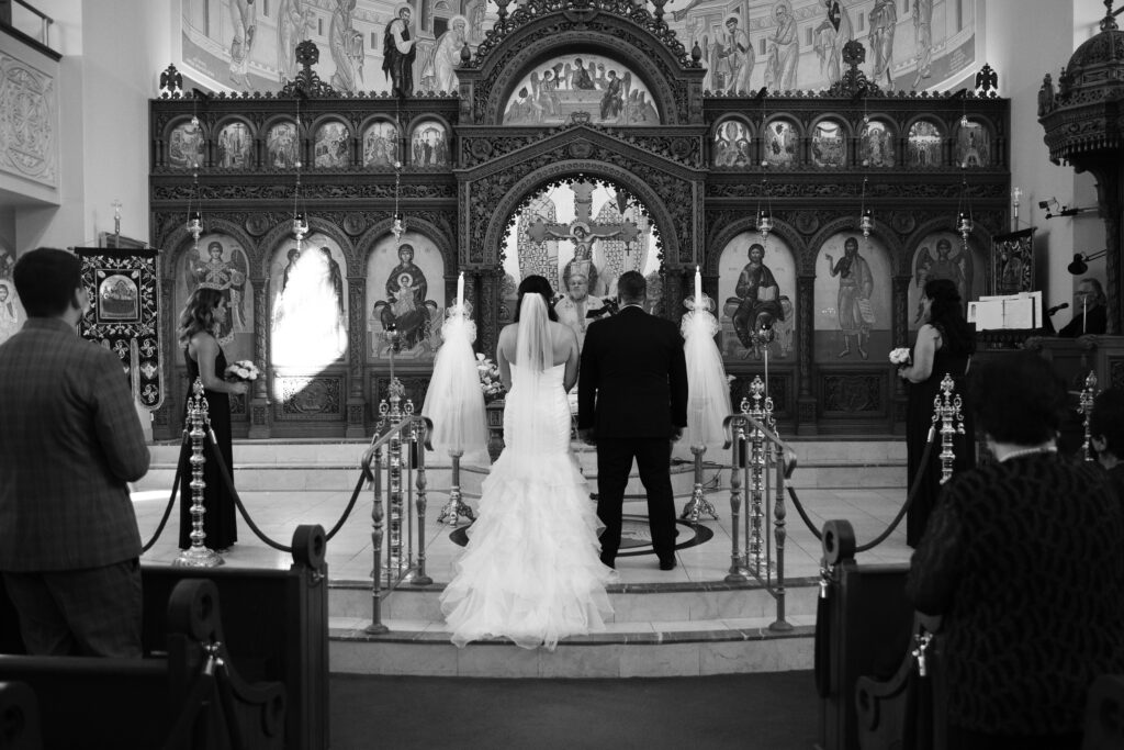 Wedding Photography Greek Wedding Photography Image In Church.